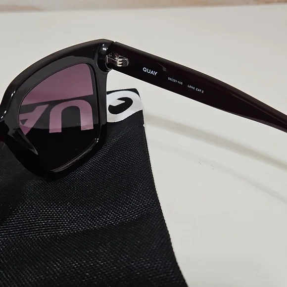 Quay Icy Espresso Brown Sunglasses - Picture 11 of 12